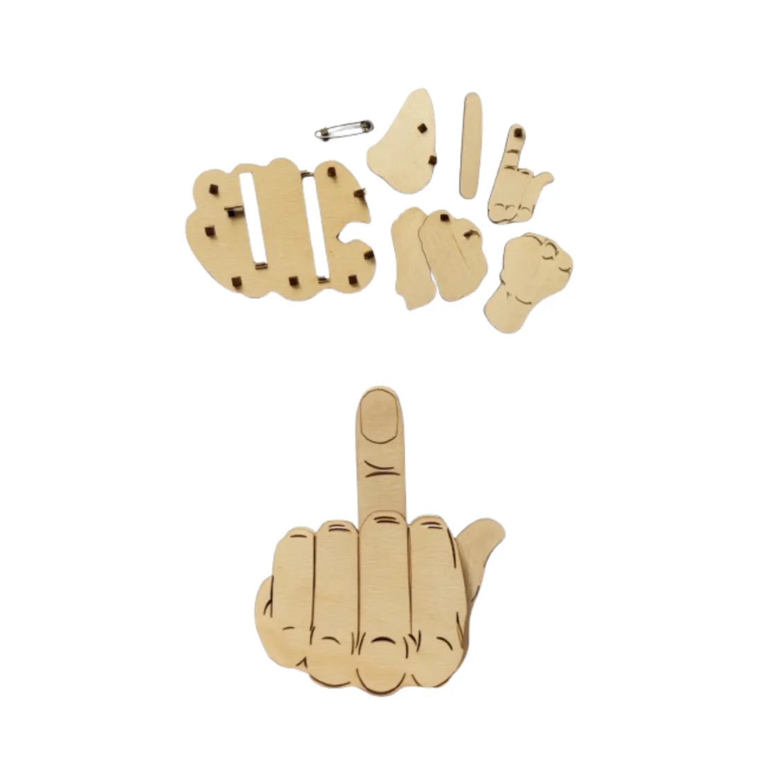 Middle Finger Pin