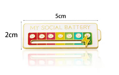 My Social Battery Pin