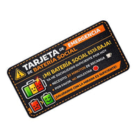 Tarjeta Batería Social MoodPin™ (Imprimible)