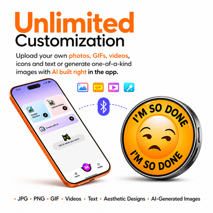 MoodPin™ - Mood Badge
